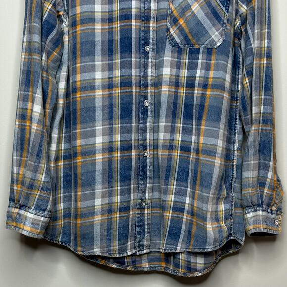 Tommy Hilfiger Plaid Flannel Shirt Size XL/20 Button Down - Picture 3 of 9